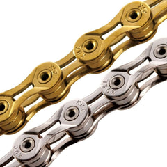 KMC X11SL Road/Mountain Bike Bicycle Chain,118Links,for Shimano SRAM Campagnolo-Silver /Gold.