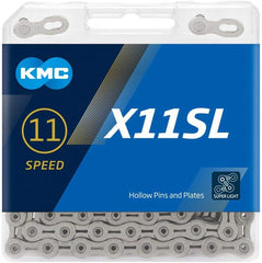 KMC X11SL Road/Mountain Bike Bicycle Chain,118Links,for Shimano SRAM Campagnolo-Silver /Gold.