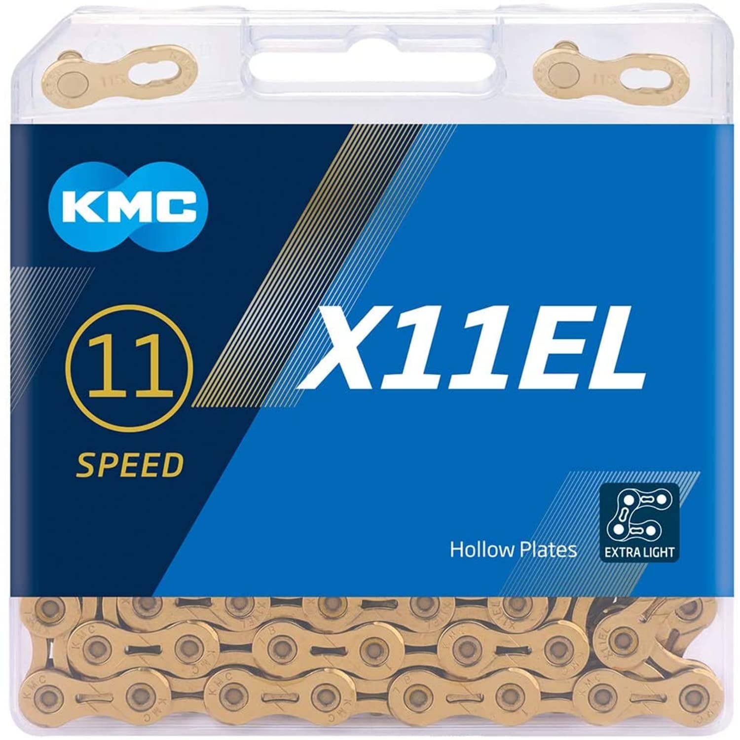 KMC X11EL Road/Mountain Bike Bicycle Chain,118Links for Shimano SRAM Campagnolo.