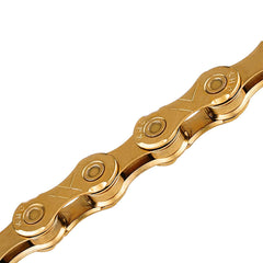 KMC X9 Road/Mountain Bike Bicycle Chain,116Links,for Shimano SRAM Campagnolo-Gold.