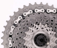 KMC X8/X9/X10/X11 Road/Mountain Bike Bicycle Chain,118Links，for Shimano SRAM Campagnolo-Silver Black.
